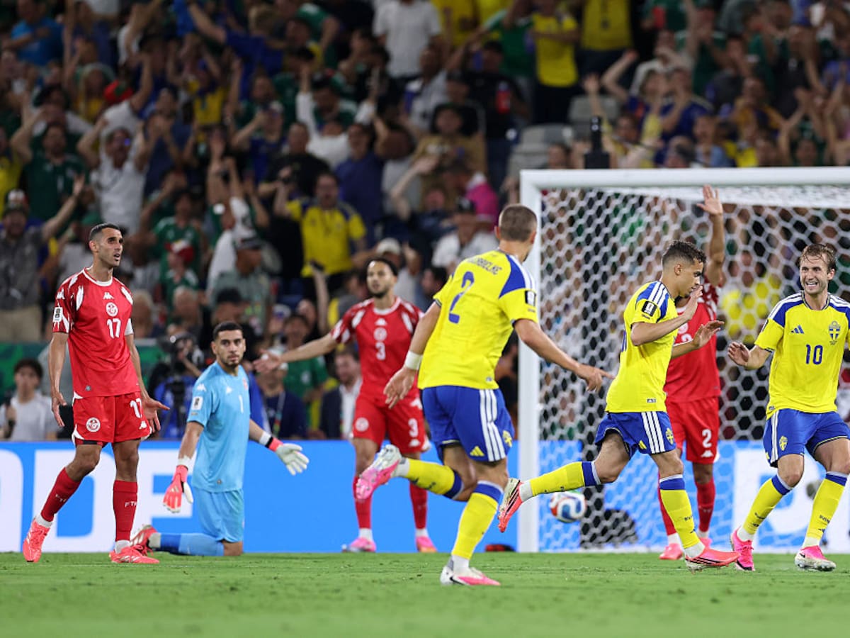 Goleada monumental: Suecia despliega todo su poderío para pasarle por encima a Túnez en el Mundial 2026