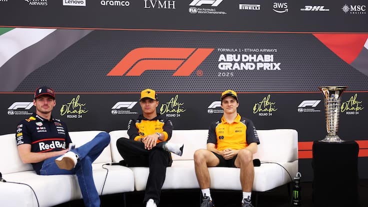 Solo queda correr: estas son las opciones para que Norris, Verstappen o Piastri sean campeones de la Fórmula 1