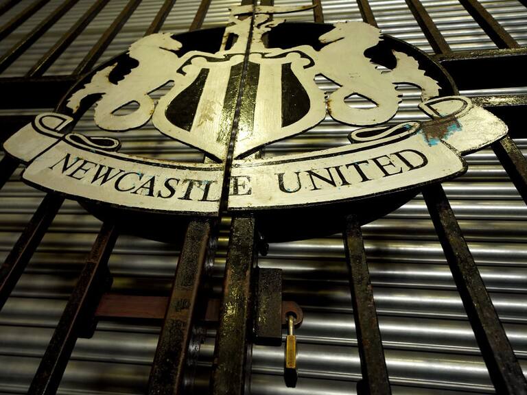 El escudo del Newcastle United Football Club