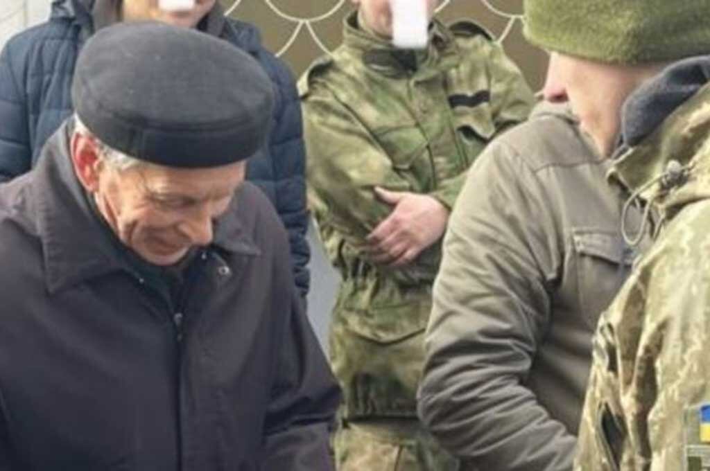 Abuelo en Ucrania