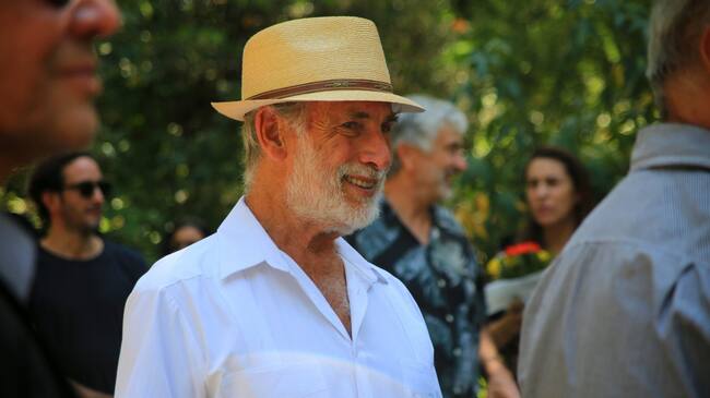 07 de marzo de 2020/SANTIAGO
El actor Hector Noguera, durante los funerales de la actriz belgica castro y de su marido, el dramaturgo alejandro sieveking.
FOTO: JOS FRANCISCO ZòIGA/AGENCIAUNO