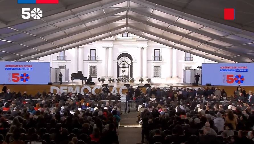 Conmemoración 50 años del golpe de Estado en La Moneda