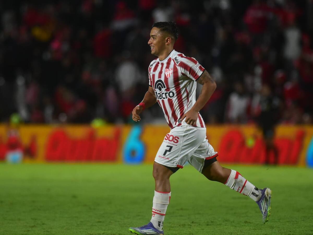 Donde tenía que estar: Nicolás Guerra marcó un gol por Instituto ante Defensa y Justicia