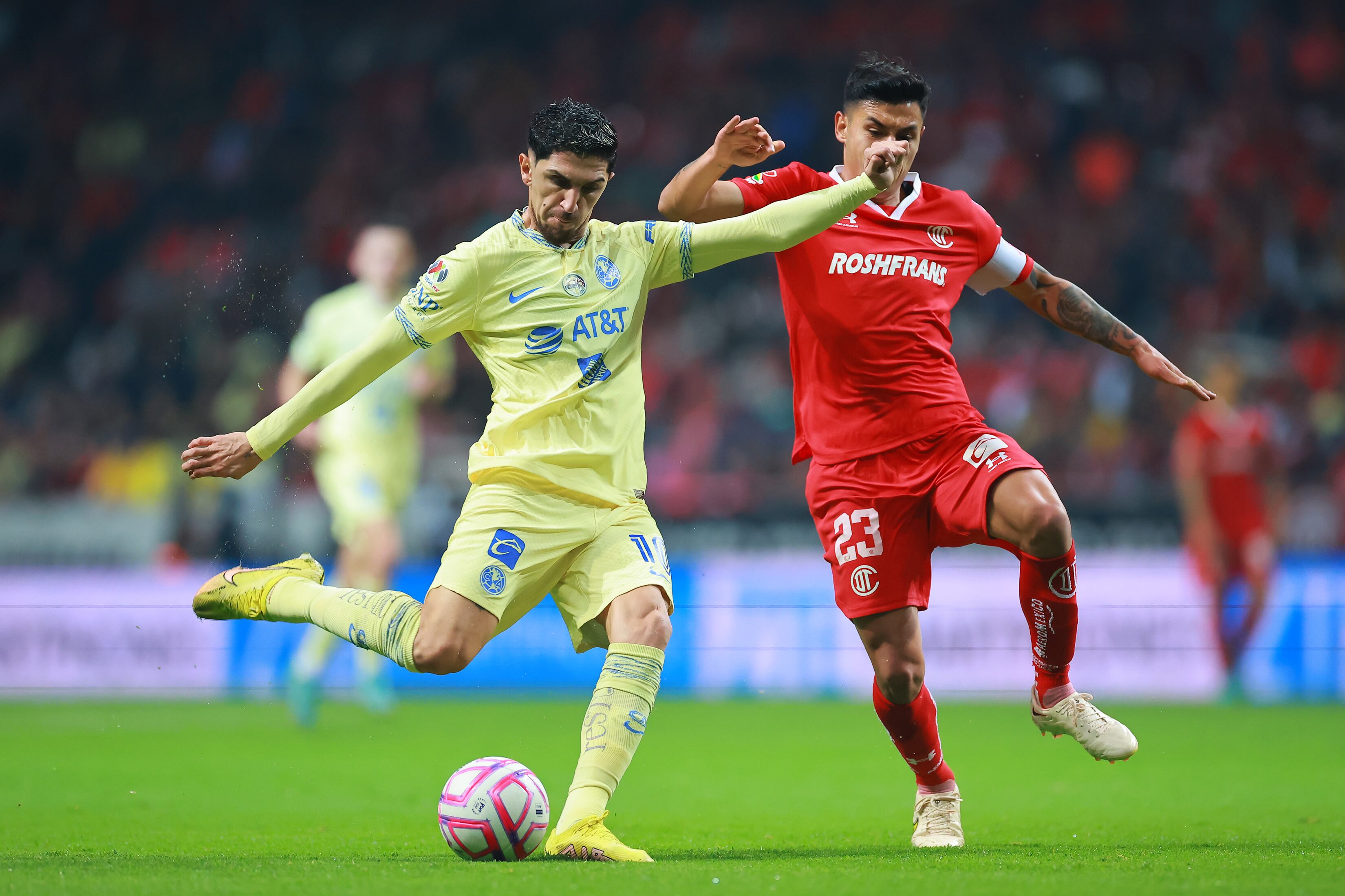Diego Valdés y Claudio Baeza en México. Foto: Getty Images