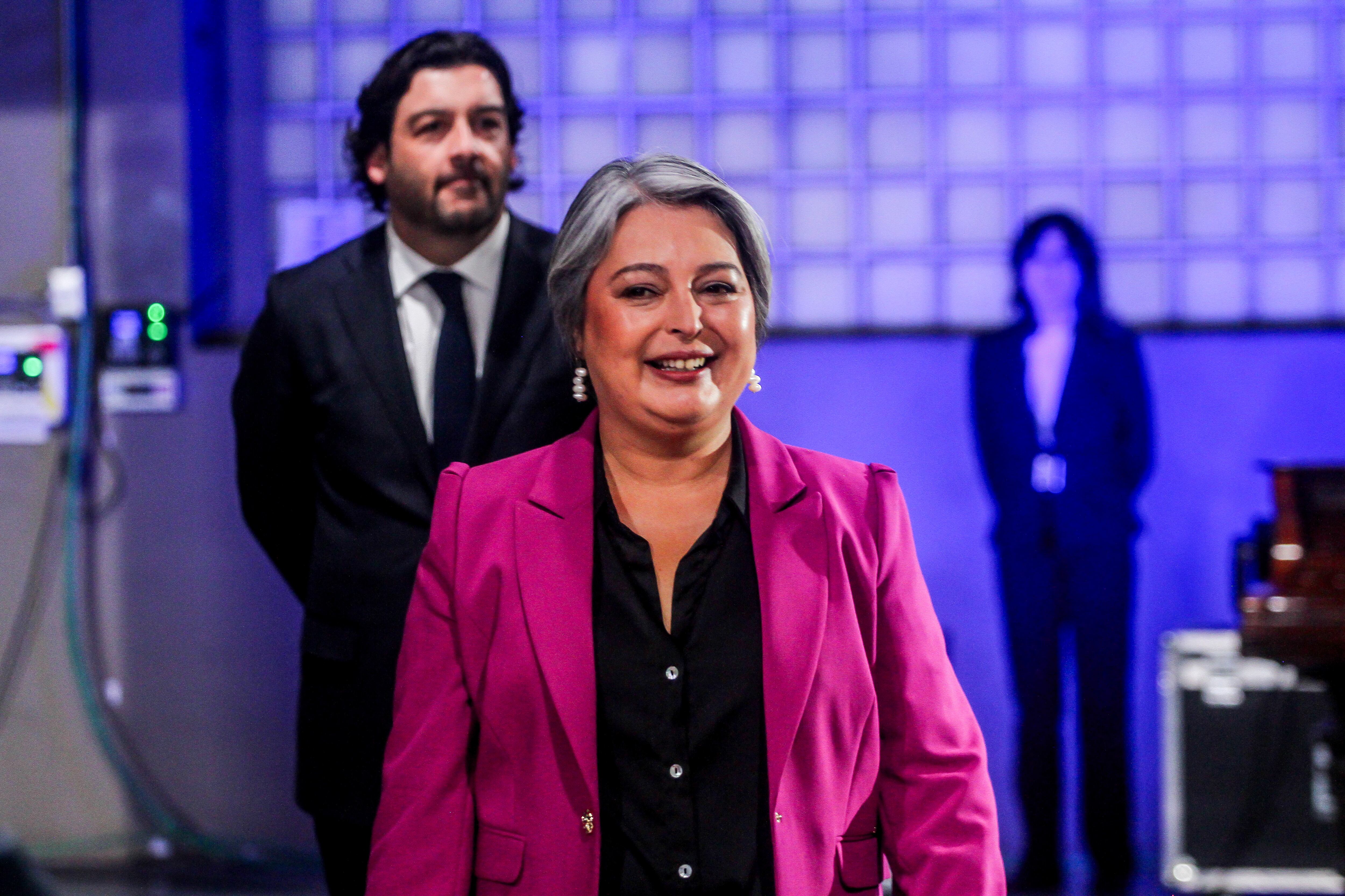 La candidata presidencial Jeannette Jara
