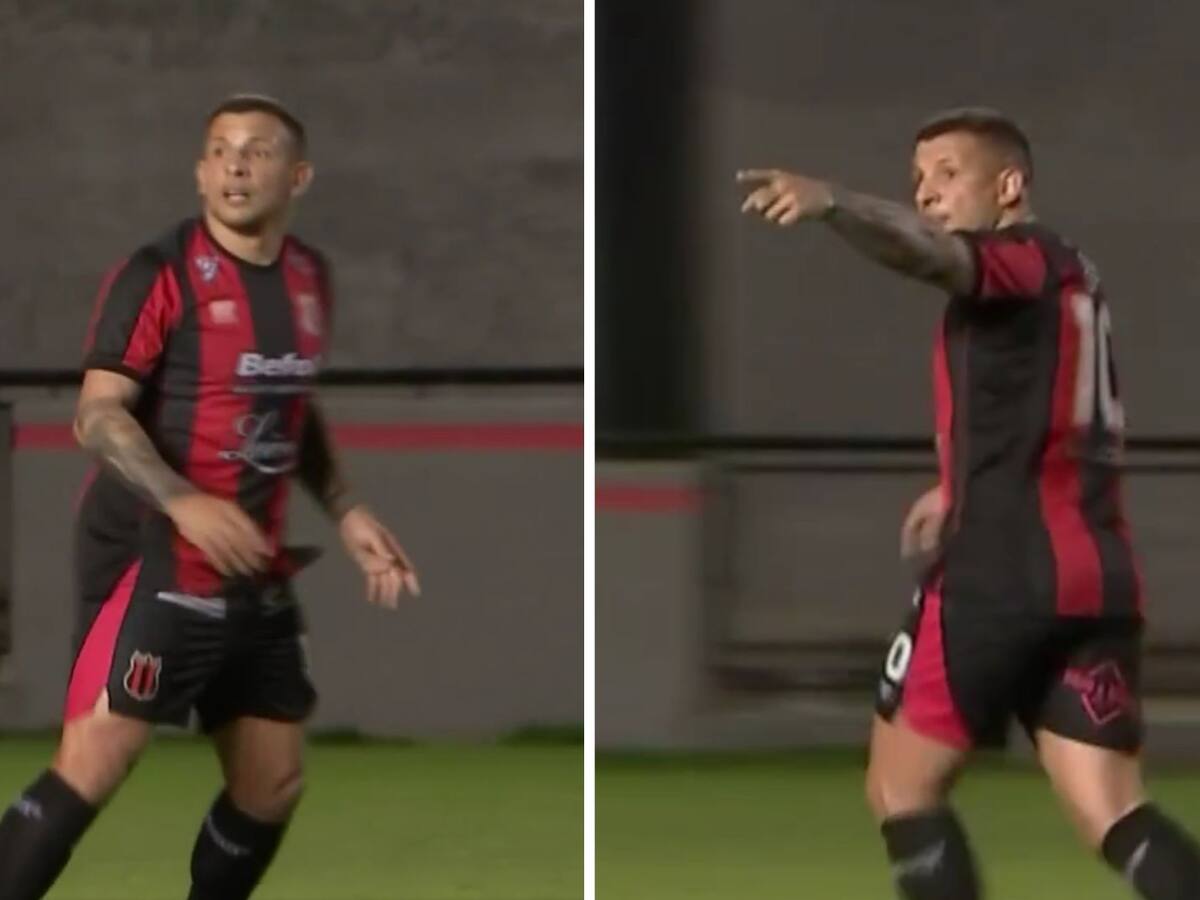 “Hablamos afuera”: Emiliano Vecchio invita a pelear a un hincha en pleno partido en Argentina