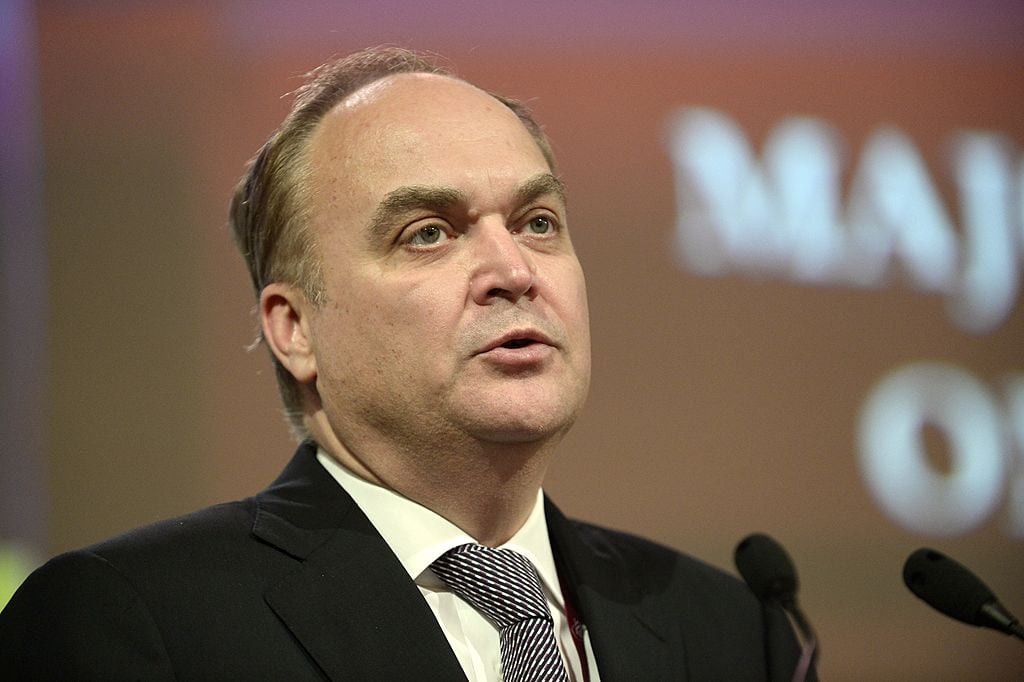 El embajador de Rusia en Estados Unidos Anatoly Antonov