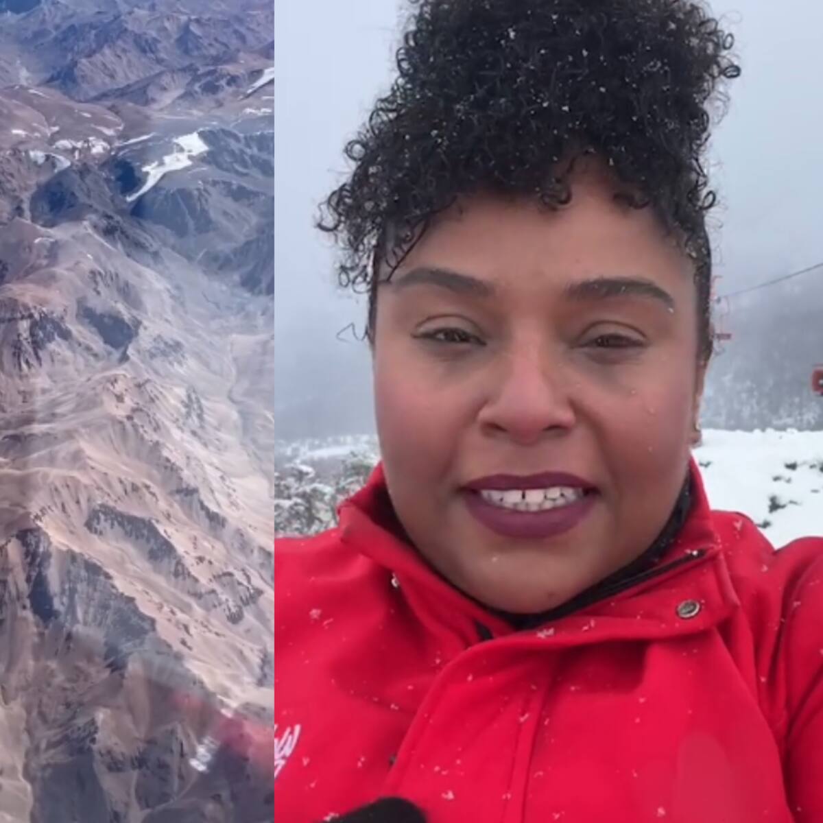 “Imposible no enamorarse...” Brasileña llora al conocer uno de los lugares más lindos de Chile
