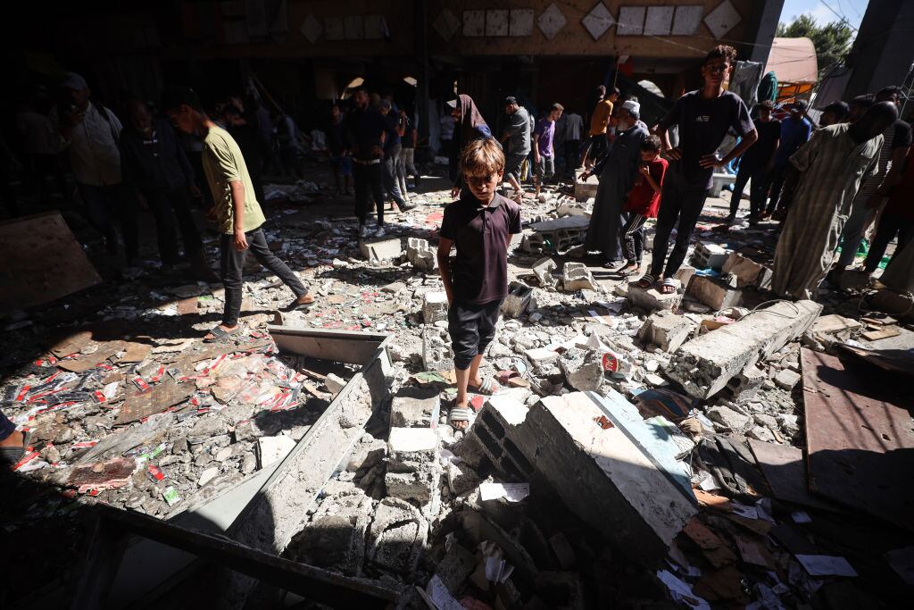 Israel ataca escuela en la Franja de Gaza | Getty Images