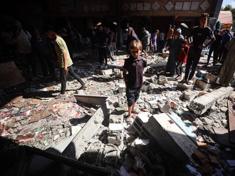 Israel ataca escuela en la Franja de Gaza | Getty Images