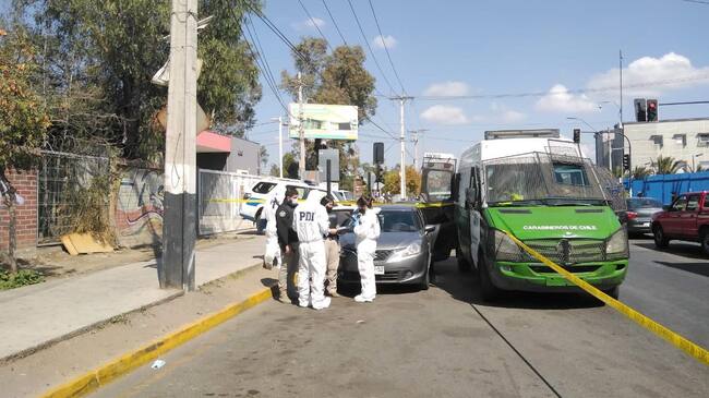 Brigada de Homicidios de la PDI en Lo Espejo