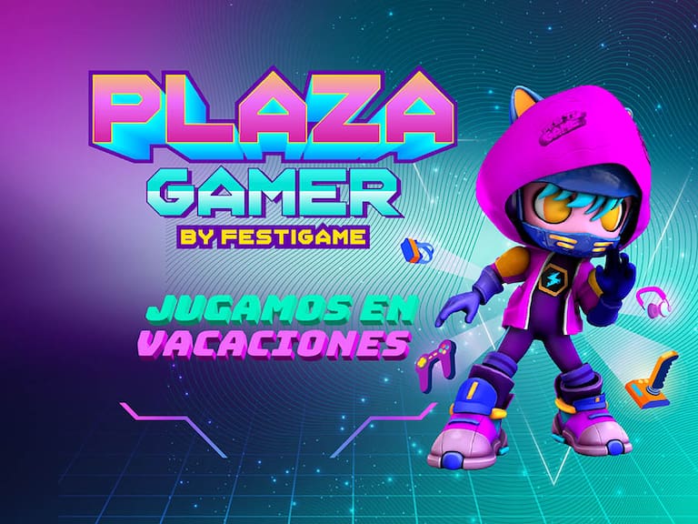 ¡Llega el evento imperdible de las vacaciones de invierno! Plaza Gamer Caja Los Andes by Festigame Jugamos en vacaciones