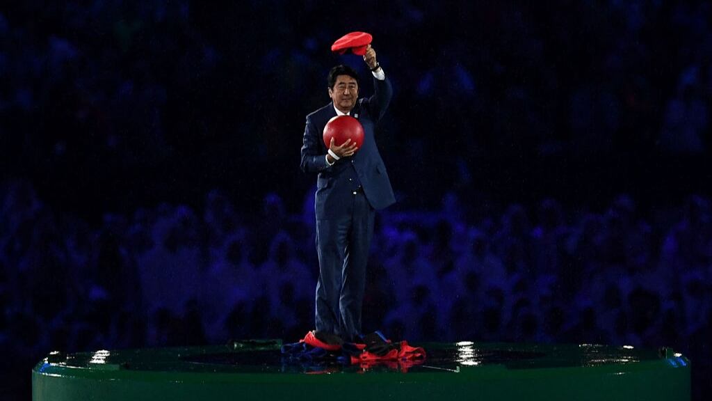 El día que Shinzo Abe hizo de Mario Bros para promover los Juegos Olímpicos de Tokio 2020