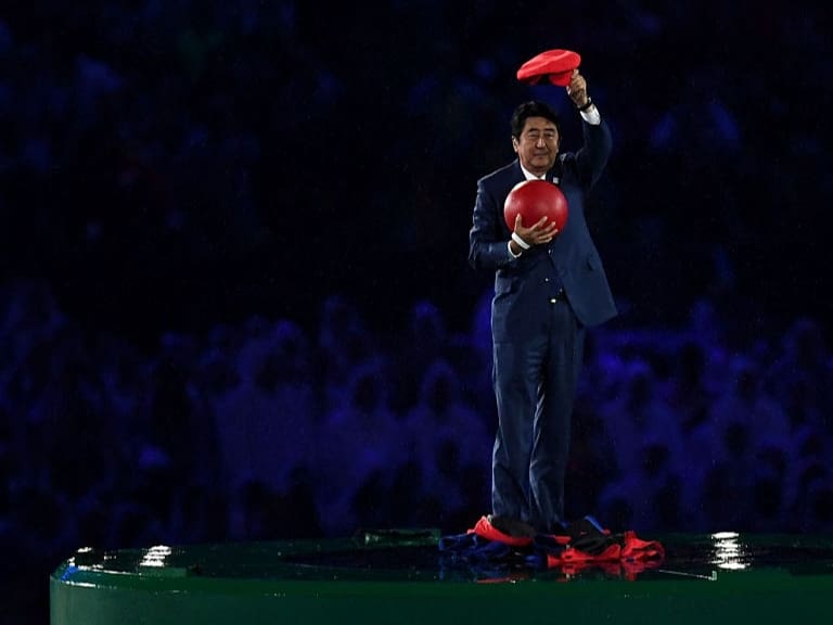 El día que Shinzo Abe hizo de Mario Bros para promover los Juegos Olímpicos de Tokio 2020