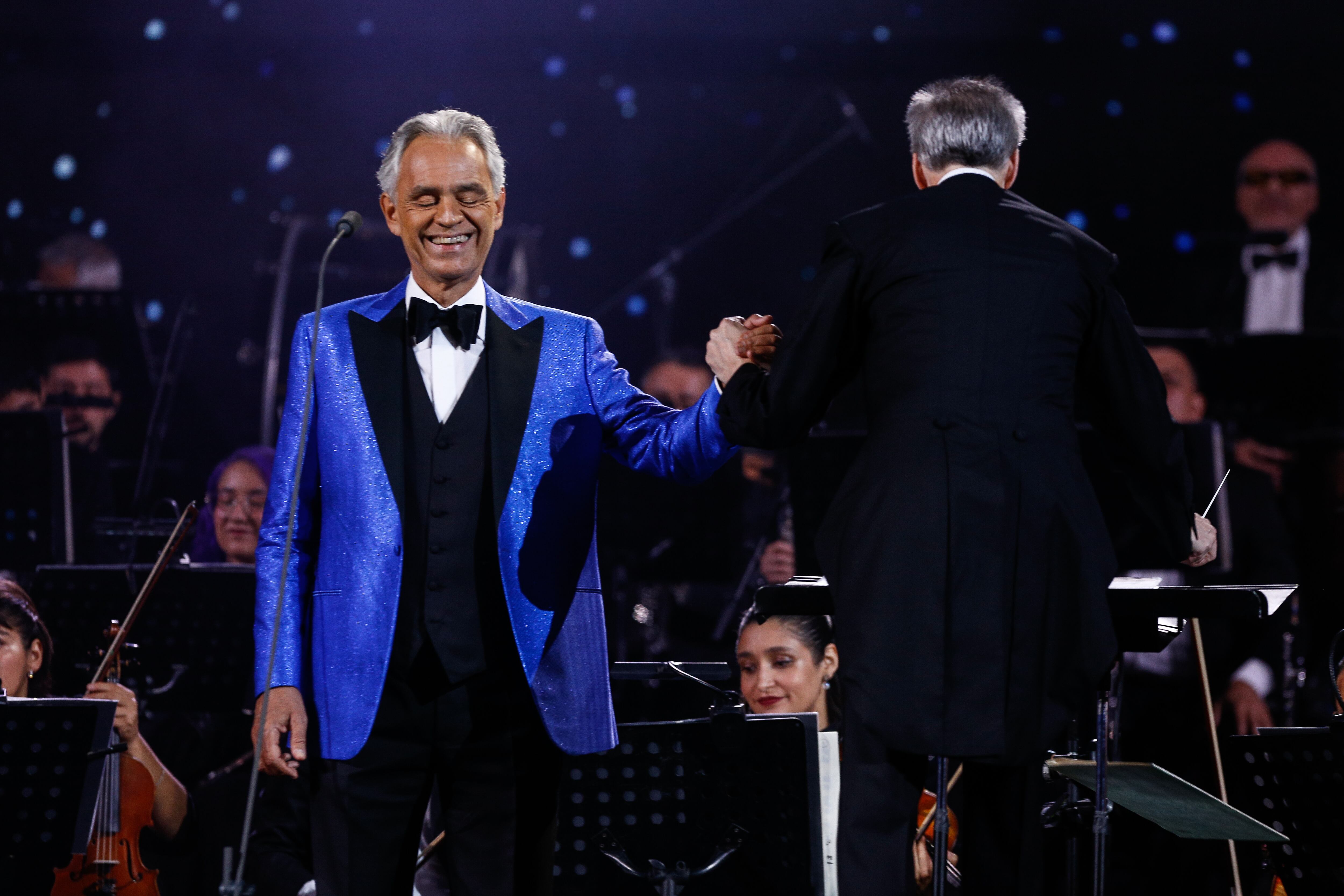 Andrea Bocelli.FOTO: DIEGO MARTIN /AGENCIAUNO