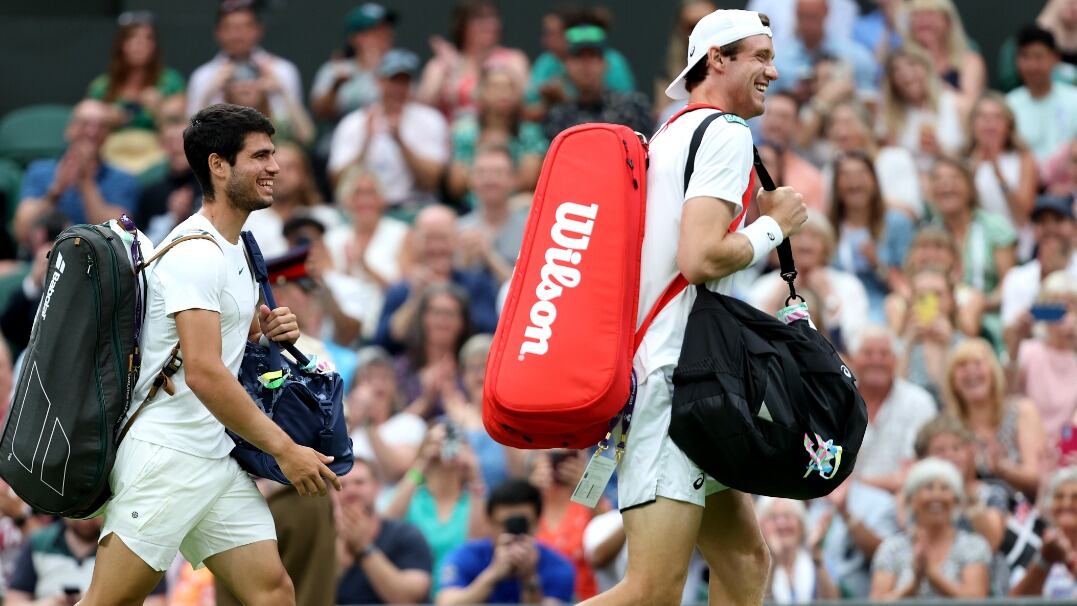 Nicolás Jarry y su positivo balance tras caer ante Alcaraz en Wimbledon: "Me gustaría tener más partidos como este"