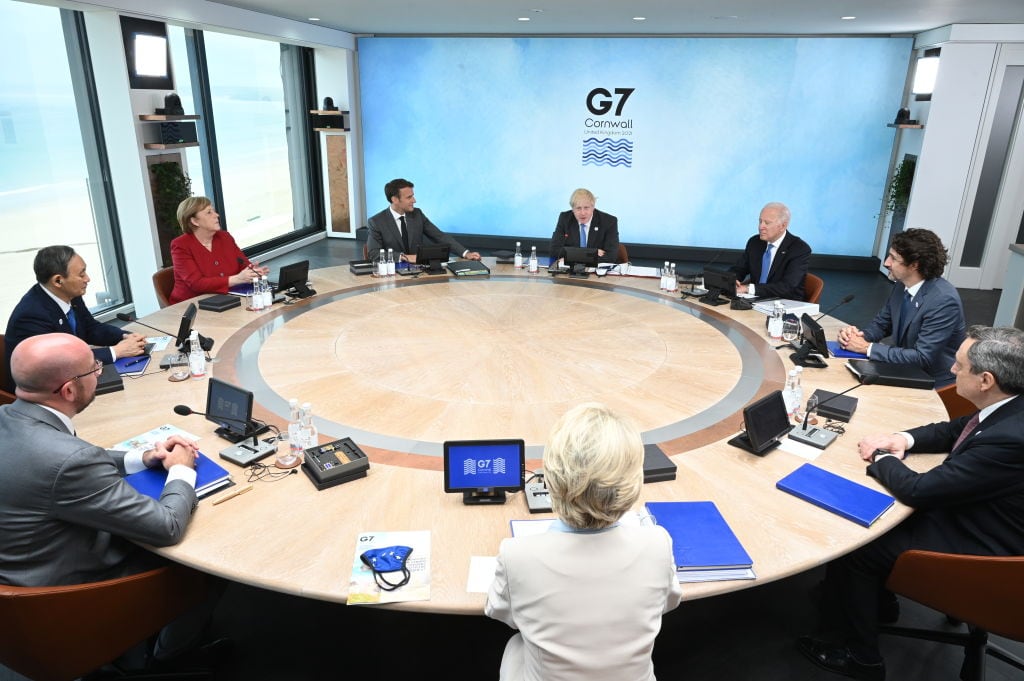 La cumbre de los gobernantes del G-7 en Cornualles
