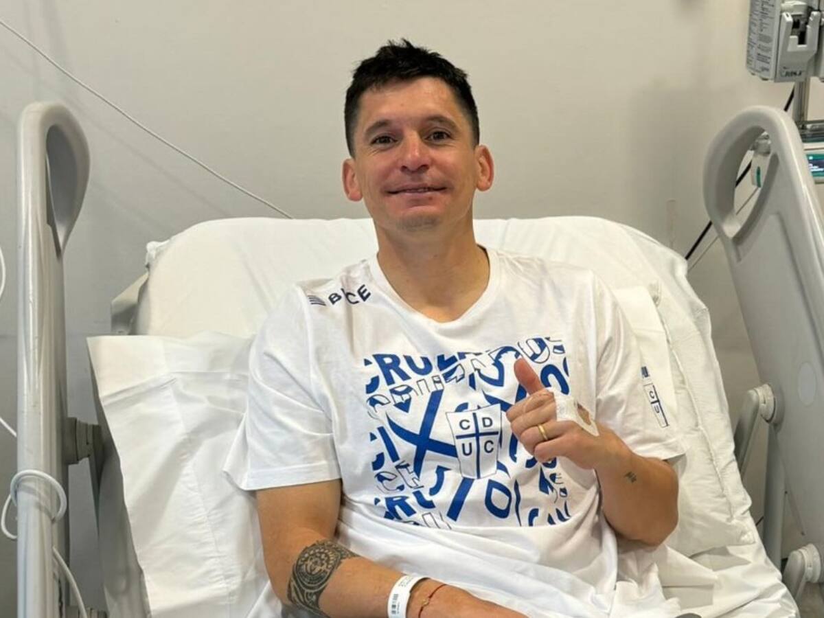 El mensaje de Alfonso Parot tras procedimiento médico por el cual será baja en la UC