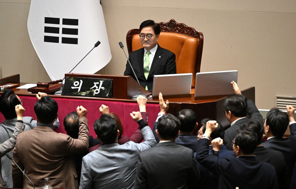 El titular de la Asamblea Nacional de Corea del Sur, Woo Won Shik, es llamado a iniciar la moción de destitución del mandatario en funciones