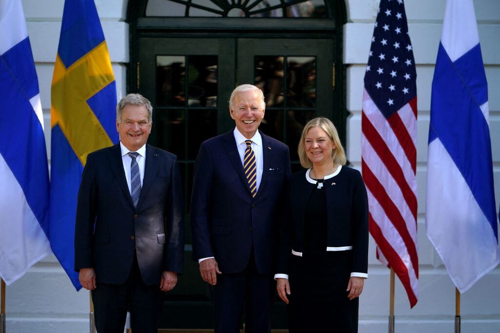 Joe Biden recibe a los gobernantes de Finlandia y Sueca en la Casa Blanca