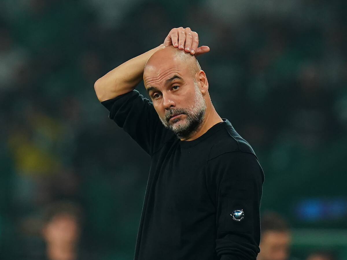 Pep Guardiola rompe un negativo récord en su carrera dirigiendo al Manchester City