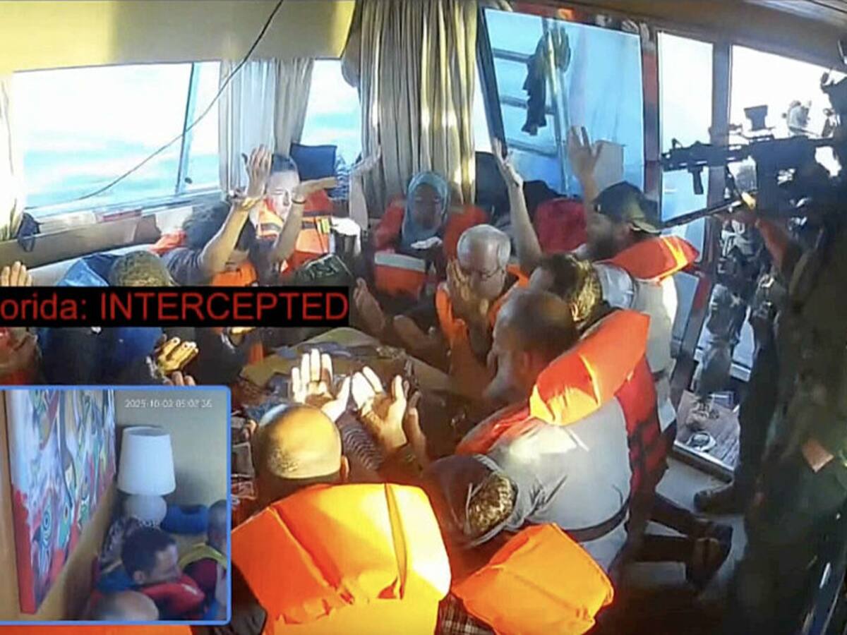 Israel finaliza intercepción de la flotilla rumbo a Gaza: detenidos serán deportados a Europa