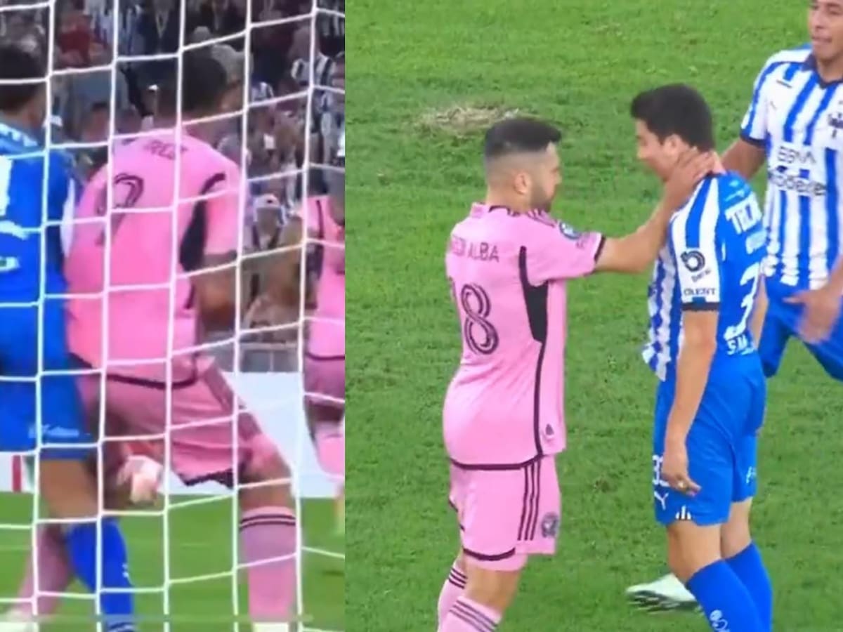 El descontrol de Luis Suárez y Jordi Alba en la eliminación de Inter Miami en la Concachampions ante Monterrey
