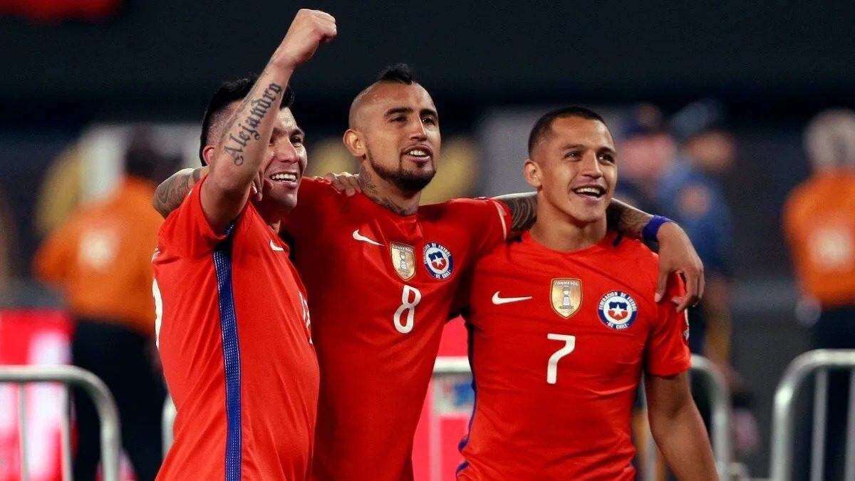 Alexis Sánchez, Arturo Vidal, Gary Medel