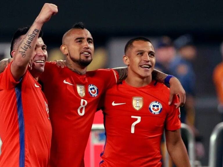 Alexis Sánchez, Arturo Vidal, Gary Medel