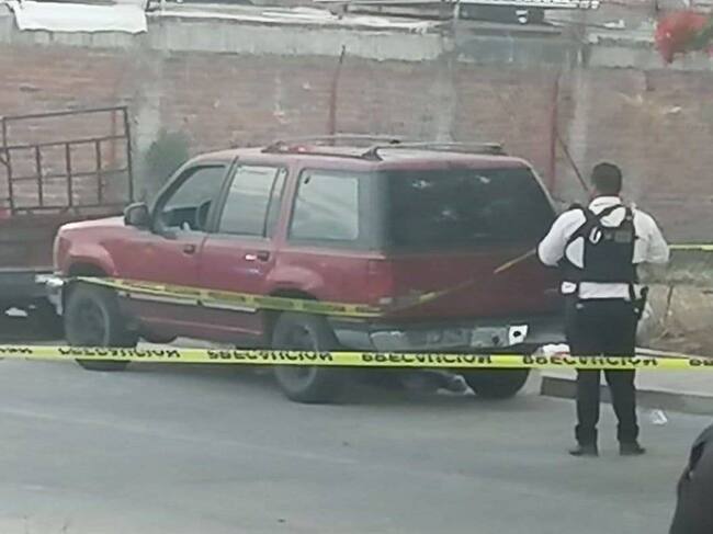 La policía custodia el sector donde fue asesinada Alma Barragán