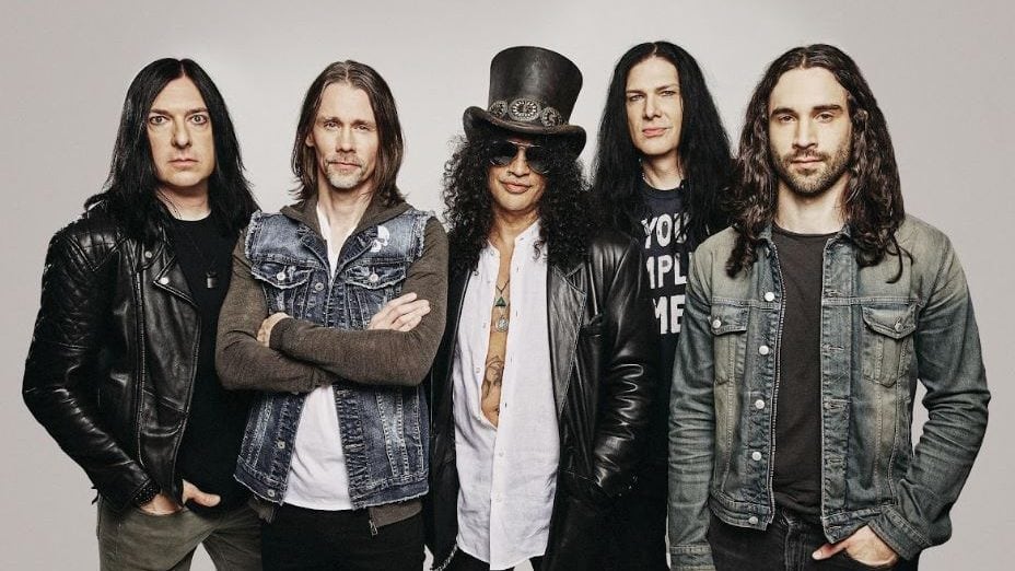 No lo podían creer: este fue el saludo de Slash a Los Tenores