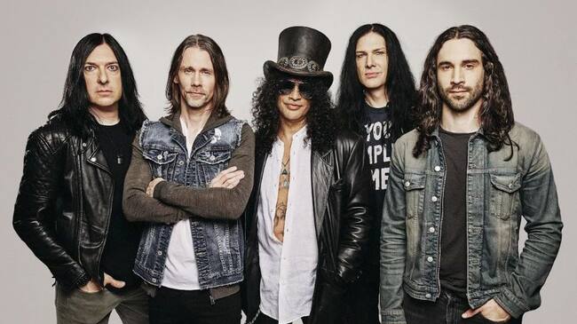 No lo podían creer: este fue el saludo de Slash a Los Tenores