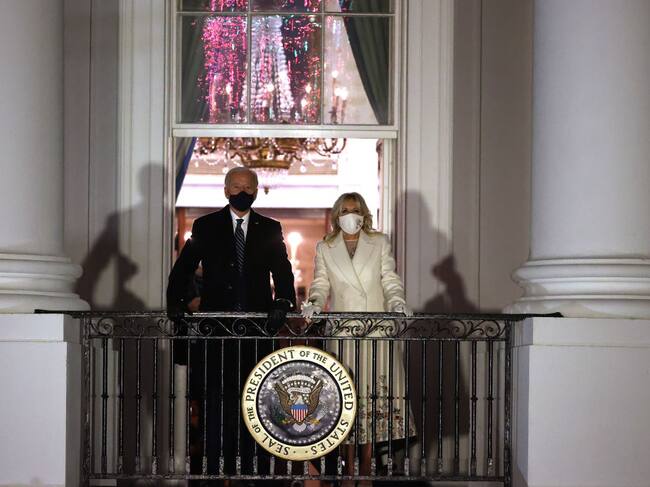 Joe y Jill Biden en la Casa Blanca