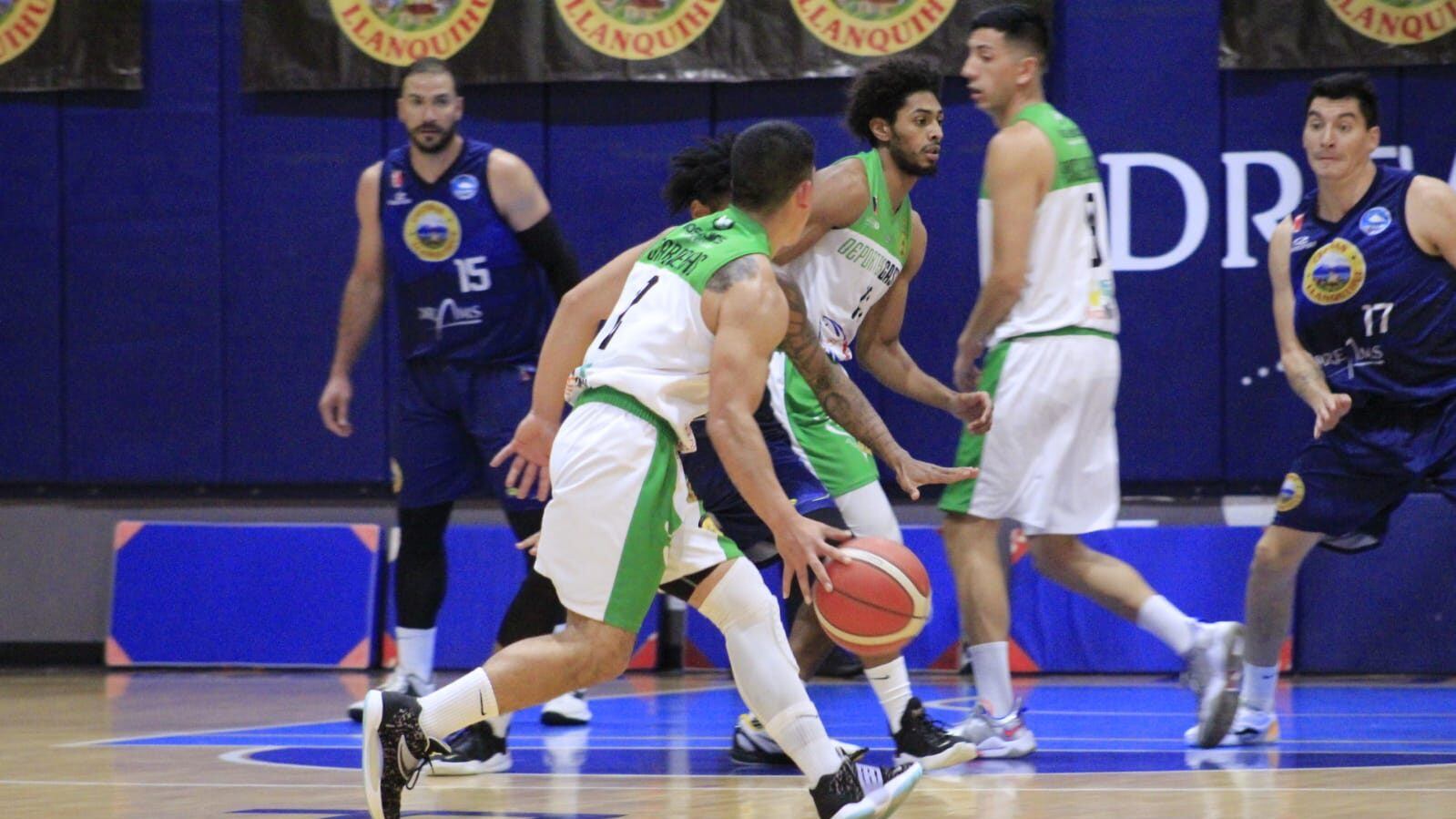 Liga Nacional de Básquetbol: Deportes Castro "rugió" en Puerto Varas