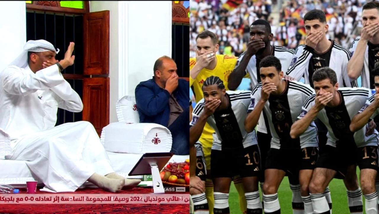 En Qatar se burlan de Alemania y del gesto de protesta que realizaron los jugadores en el Mundial