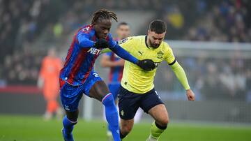 Ben Brereton ni en la banca: Southampton cae ante el Crystal Palace y sigue en un mal momento al fondo de la tabla