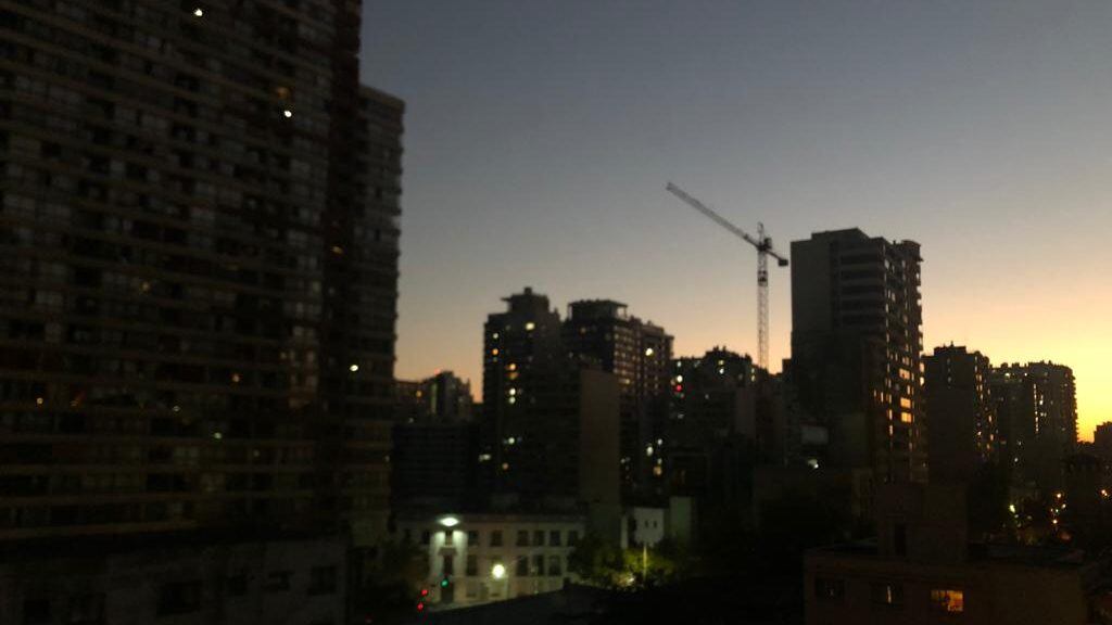 Masivo corte de luz en Santiago