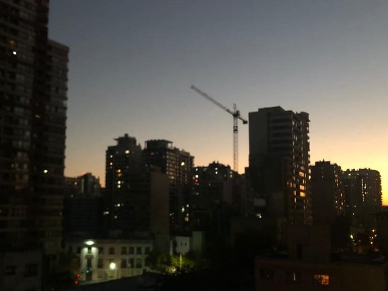 Masivo corte de luz en Santiago
