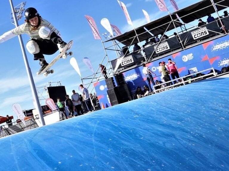 Josefina Tapia: "Se han hecho pocas competencias de skate en Chile tras la pandemia"