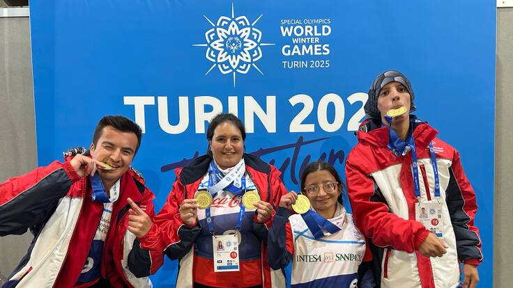 ¡Ya son 18 medallas! Team Chile de Olimpiadas Especiales sigue luciéndose en los Juegos Mundiales de Invierno