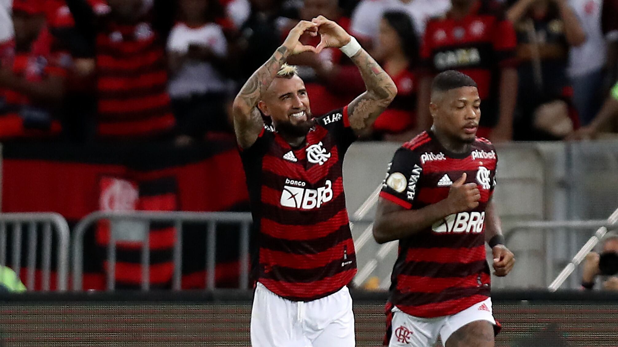 Arturo Vidal con Flamengo
