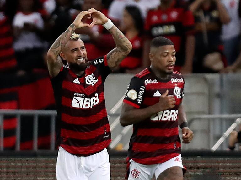 Arturo Vidal con Flamengo