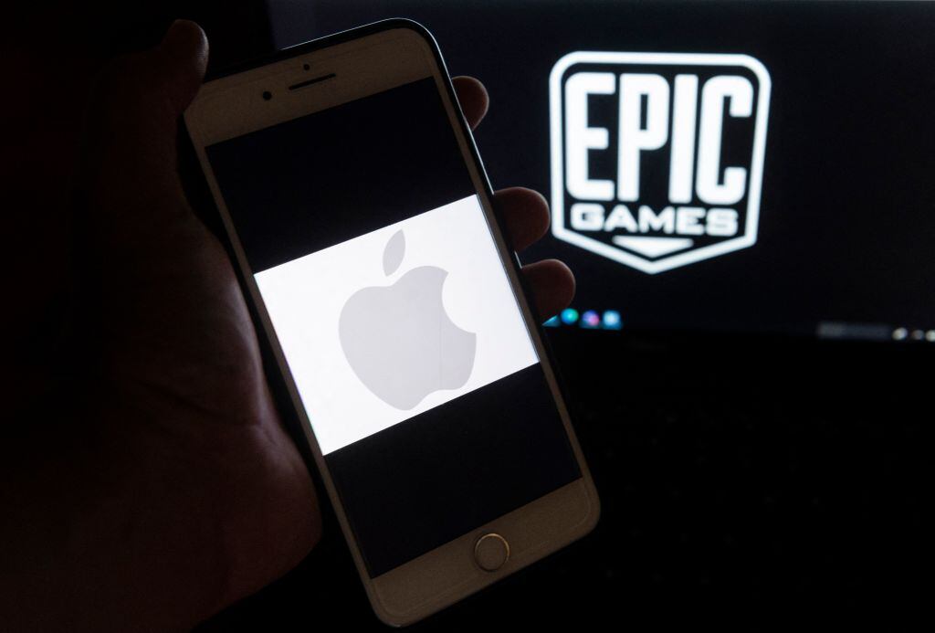 Fotografía ilustrativa del caso Epic Games que involucró a Apple