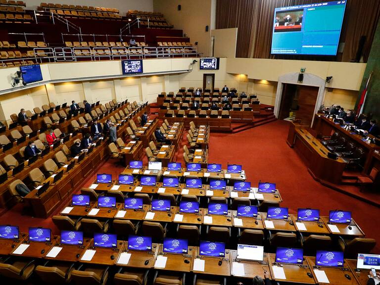 22 DE JULIO DE 2020/VALPARAISOVista general, durante la sesion de la Camara de Diputados, en donde se analiza el proyecto que regula entrevistas grabadas en video y otras medidas de resguardo a menores de edad, vÌctimas de delitos sexuales.
FOTO: LEONARDO RUBILAR CHANDIA/AGENCIAUNO