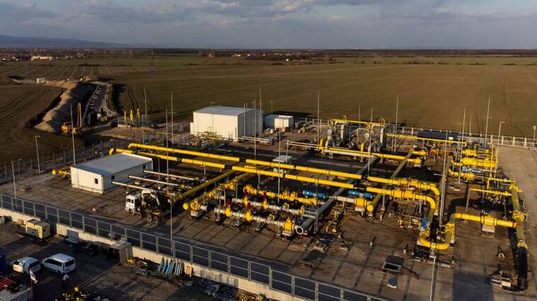 Estación de transmisión del gas ruso en la localidad búlgara de Malko Kadievo