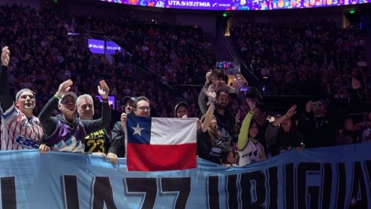 Siempre hay un chileno: los Utah Jazz homenajearon a sus fans latinos y las redes aplauden el momento