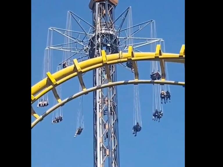 Falla eléctrica en Fantasilandia suspendió a varias personas durante 20 minutos en el aire
