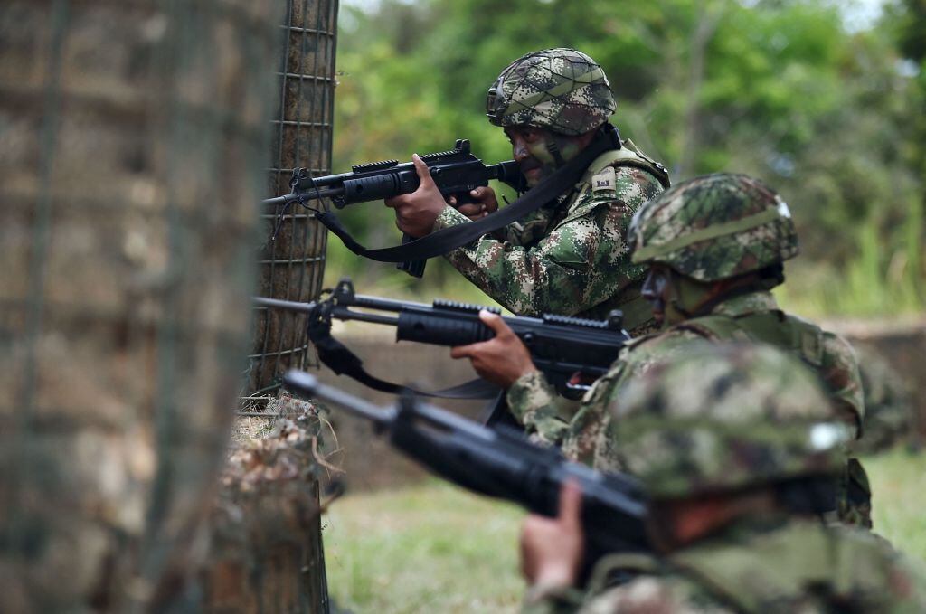 Militares de Colombia participan en ejercicios de la OTAN en Tolemaida