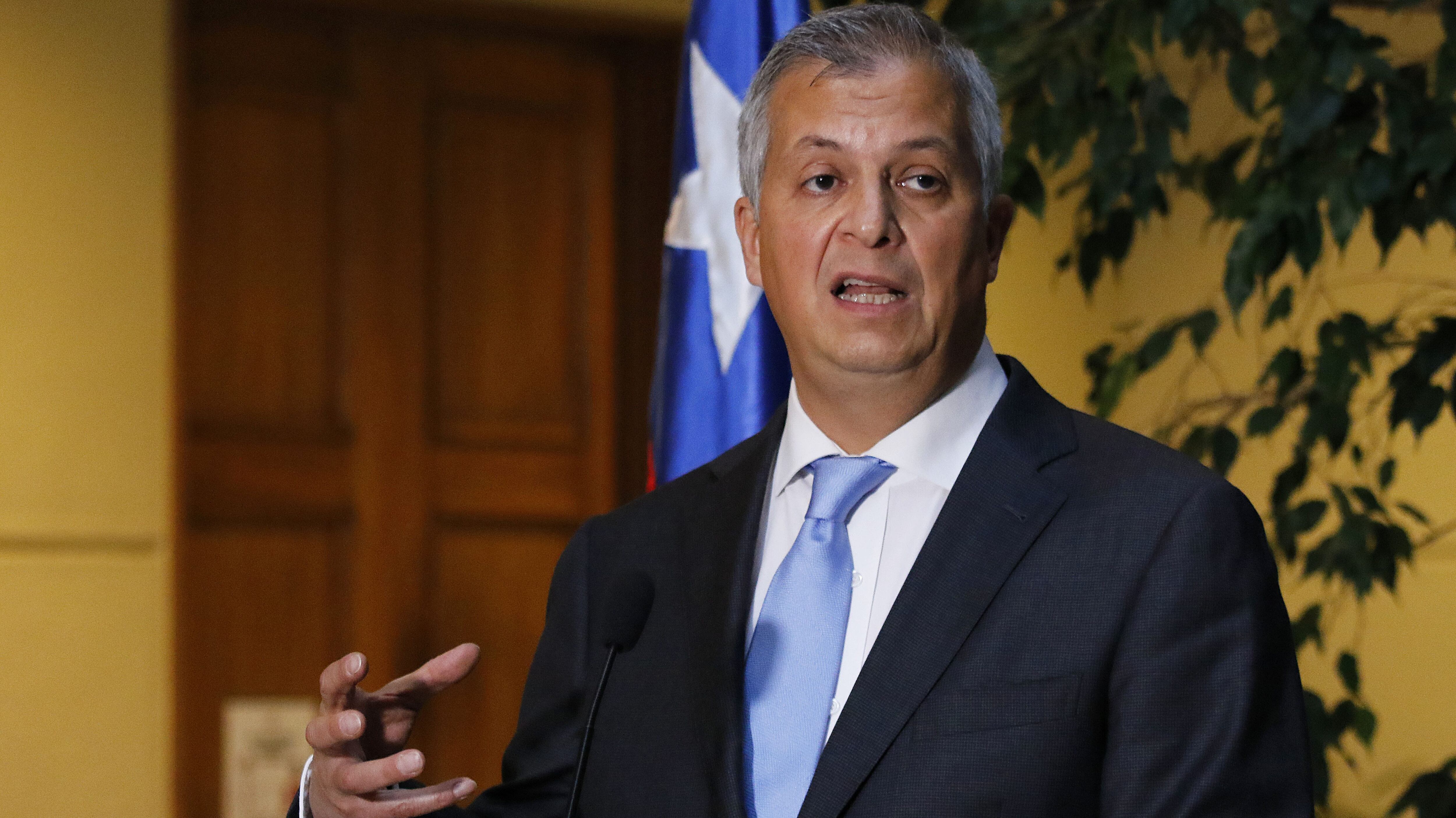06 DE JUNIO DE 2022/VALPARAISOEl ministro Claudio Huepe, ofrece un punto de prensa en la Cámara de Diputados.
FOTO: LEONARDO RUBILAR CHANDIA/AGENCIAUNO