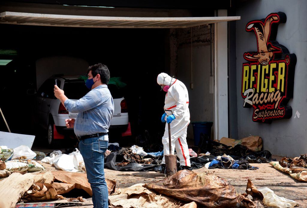 Siete cuerpos fueron encontrados en un container en Paraguay